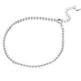 925 Sterling Silver Bead Charm Bracelet