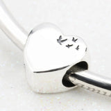 925 Silver Flying Birds & Heart Charms Bracelet Bangle Necklace