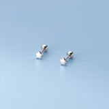 925 Silver Stud Earrings for Girls - Mini Star Ear Piercing Jewelry