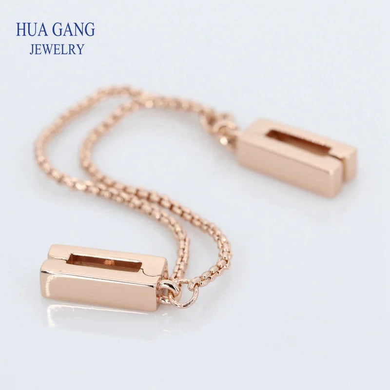 925 Silver Safety Chain Charm for DIY Bracelet, Fits Reflexions Beads
