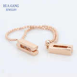 925 Silver Safety Chain Charm for DIY Bracelet, Fits Reflexions Beads