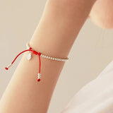 925 Silver Beaded Bracelet Wedding Coin Charm Bangle