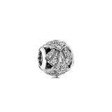 925 Silver Beaded Shell Pearl Charm for Mother