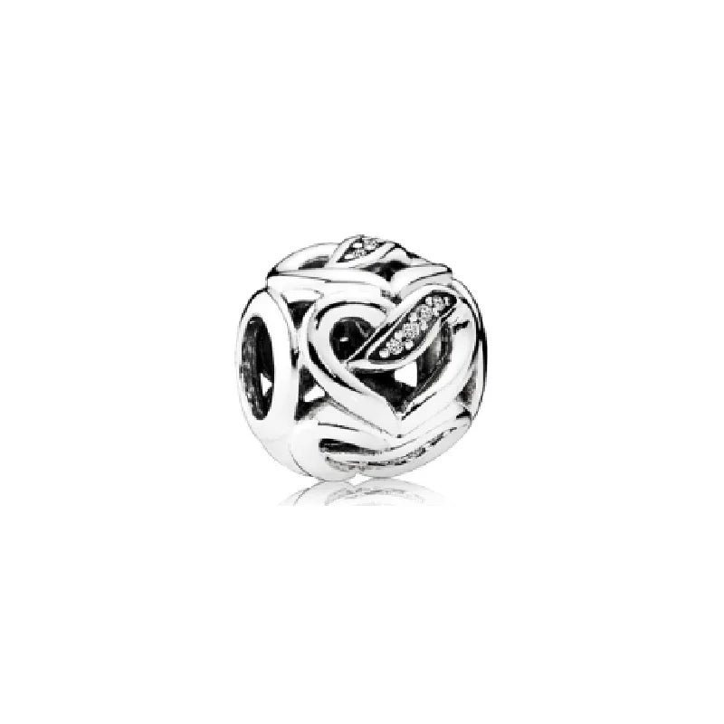 925 Silver Beaded Shell Pearl Charm for Mother