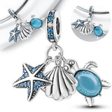 925 Silver Astronaut Wings Moon Stars Xmas Doll Charms for Bracelets