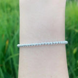 925 Silver Beads Bracelet Red Rope Bangle Lucky Jewelry Gift