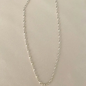 925 Silver Beads Chain Collarbone Chain Short Necklace Women Wedding Party Gift