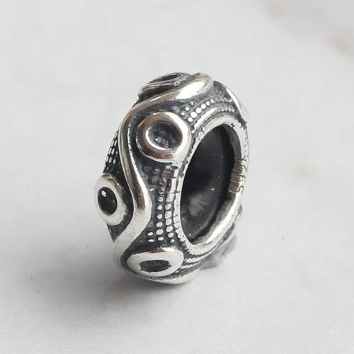 925 Silver Bead Charm Ball Plunger Beads for European Troll Bracelet