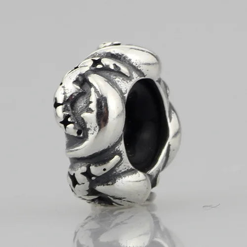 925 Silver Charm Beads Plunger Spacer for European Troll Bracelet