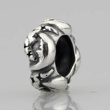 925 Silver Charm Beads Plunger Spacer for European Troll Bracelet