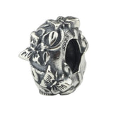 925 Silver Butterfly Garden Stopper Beads for European Bracelet