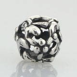 925 Silver Charm Beads Christmas Garden for European Troll 3.0mm Bracelet