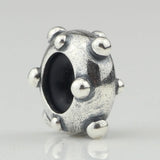 925 Silver Beads Charm Dot Ball Plunger Beads Stopper European Troll Bracelet