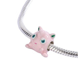 925 Silver Cat Charm Enamel Bead for Jewelry Making