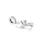 925 Sterling Silver Cat Charm Enamel Bead for Jewelry Making
