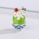 925 Sterling Silver Enamel Cartoon Beads Charms for Jewelry Making