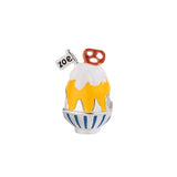 925 Sterling Silver Enamel Cartoon Beads Charms for Jewelry Making