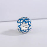 925 Sterling Silver Enamel Cartoon Beads Charms for Jewelry Making