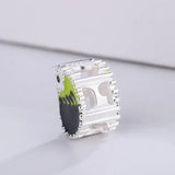 925 Sterling Silver Enamel Hedgehog Charm Beads for Jewelry Making