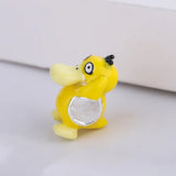 925 Silver Enamel Cartoon Duck Charm Beads for Jewelry Making
