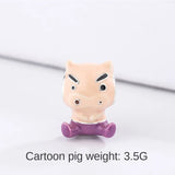 925 Silver Pig Bead Charm for Jewelry Making