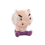 925 Silver Pig Beads Charm Enamel for Jewelry Making