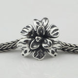 925 Sterling Silver Flower-De-Luce Beads Charm