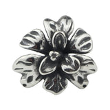 925 Sterling Silver Flower-De-Luce Beads Charm