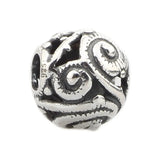 925 Silver Whorl Buddha Beads for European Bracelet Jewelry