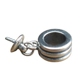 925 Sterling Silver Beads Charm Jade Agate Bracelet Jewelry
