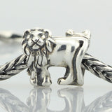 925 Silver Lion Charm Bead for European Bracelet