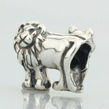 925 Silver Lion Charm Bead for European Bracelet