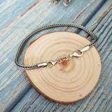 925 Silver Beads Charm Lobster Buckle for European Troll 3.0mm Bracelet