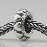 925 Silver Love Ball Charm Beads for 3.0mm Bracelet