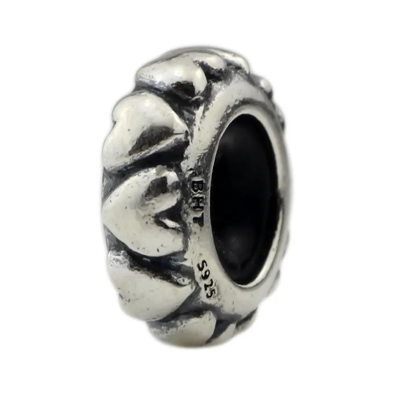 925 Silver Love Ball Charm Beads for 3.0mm Bracelet