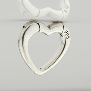 925 Sterling Silver Charm Beads Spring Fastener for European Troll Bracelet