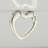 925 Sterling Silver Charm Beads Spring Fastener for European Troll Bracelet