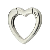 925 Sterling Silver Charm Beads Spring Fastener for European Troll Bracelet