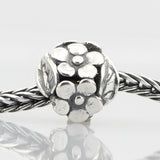 925 Silver Mum Bouquet Loving Flowers Charm Fit European Troll 3.0mm Bracelet