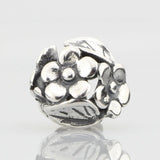 925 Silver Mum Bouquet Loving Flowers Charm Fit European Troll 3.0mm Bracelet