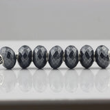 925 Silver Charm Bead Natural Iron Stone European Troll Bracelet Jewelry