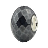 925 Silver Charm Bead Natural Iron Stone European Troll Bracelet Jewelry