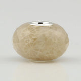 925 Silver Coral Beads Charm for European Bracelet