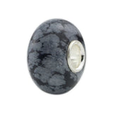 925 Silver Charm Natural Stone Beads for European Troll Bracelet