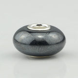 925 Silver Beads Charm Iron Stone for European 3.0mm Bracelet