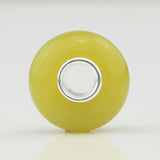 925 Silver Beads Charm Lemon Jade Fit European Troll 3.0mm Bracelet