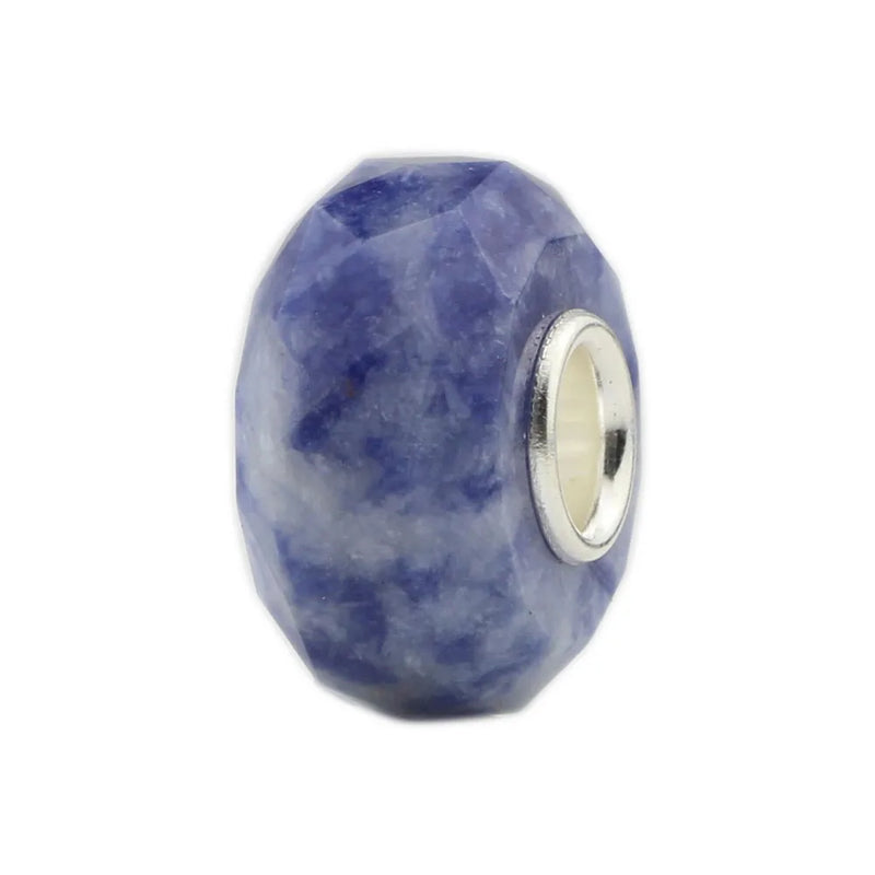 925 Sterling Silver Charm Jade Beads Fit Bracelet