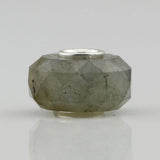 925 Silver Charm Natural Labradorite Beads for European Bracelet