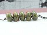925 Silver Beads Charm Tigereye Drawing Stone Fit European Troll Bracelet