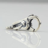 925 Sterling Silver Beads Charm Lobster Buckle for European Troll 3.0mm Bracelet